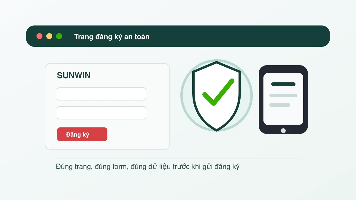 Nguyên tắc trước khi tạo tài khoản Sunwin