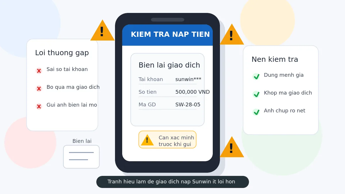 Những hiểu lầm khiến giao dịch nạp Sunwin dễ lỗi